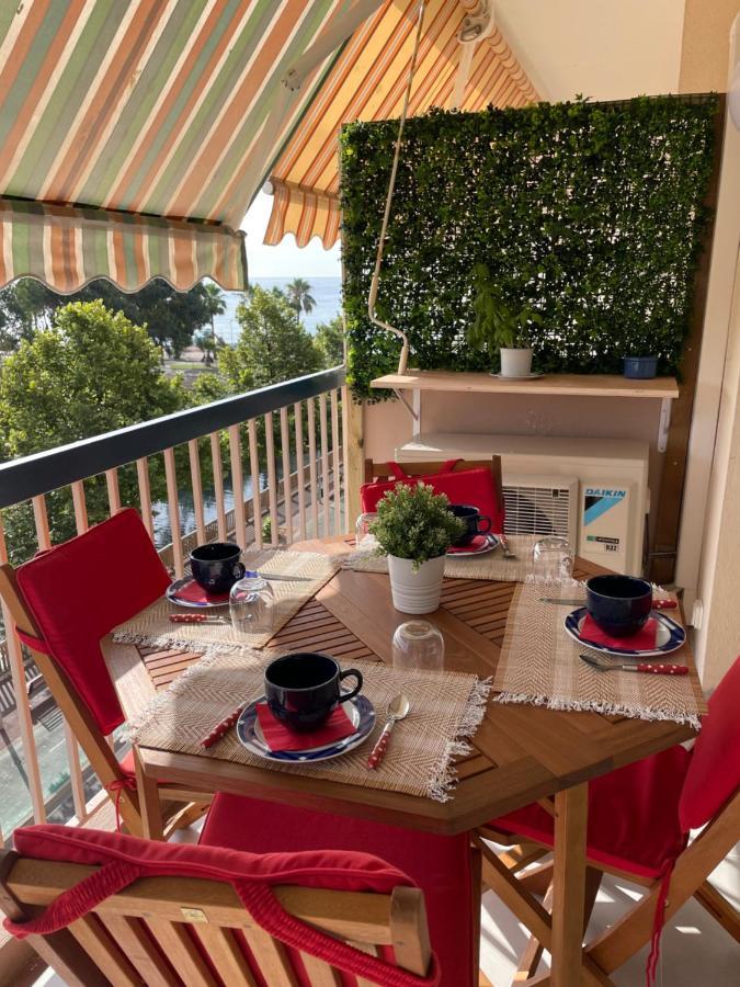 Vue Sur Mer - Magnifique Appartement Tout Confort - Terrasse Et Parking Prive カーニュ・シュル・メール エクステリア 写真